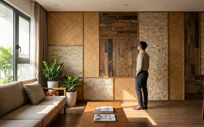 Tổng hợp các loại vách ốp tường giá tốt, bền